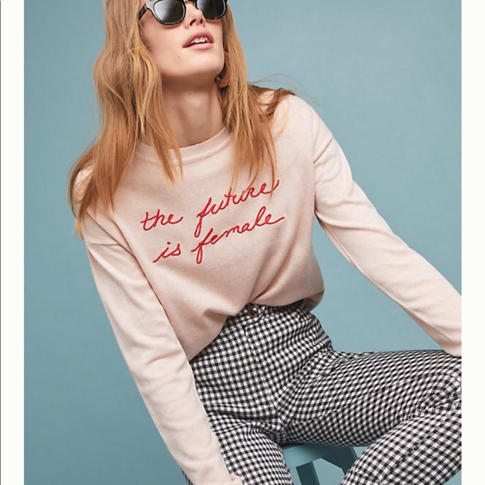 Anthropologie Future is Female sweater